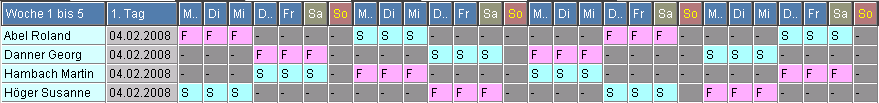 Schichtplan 2.1